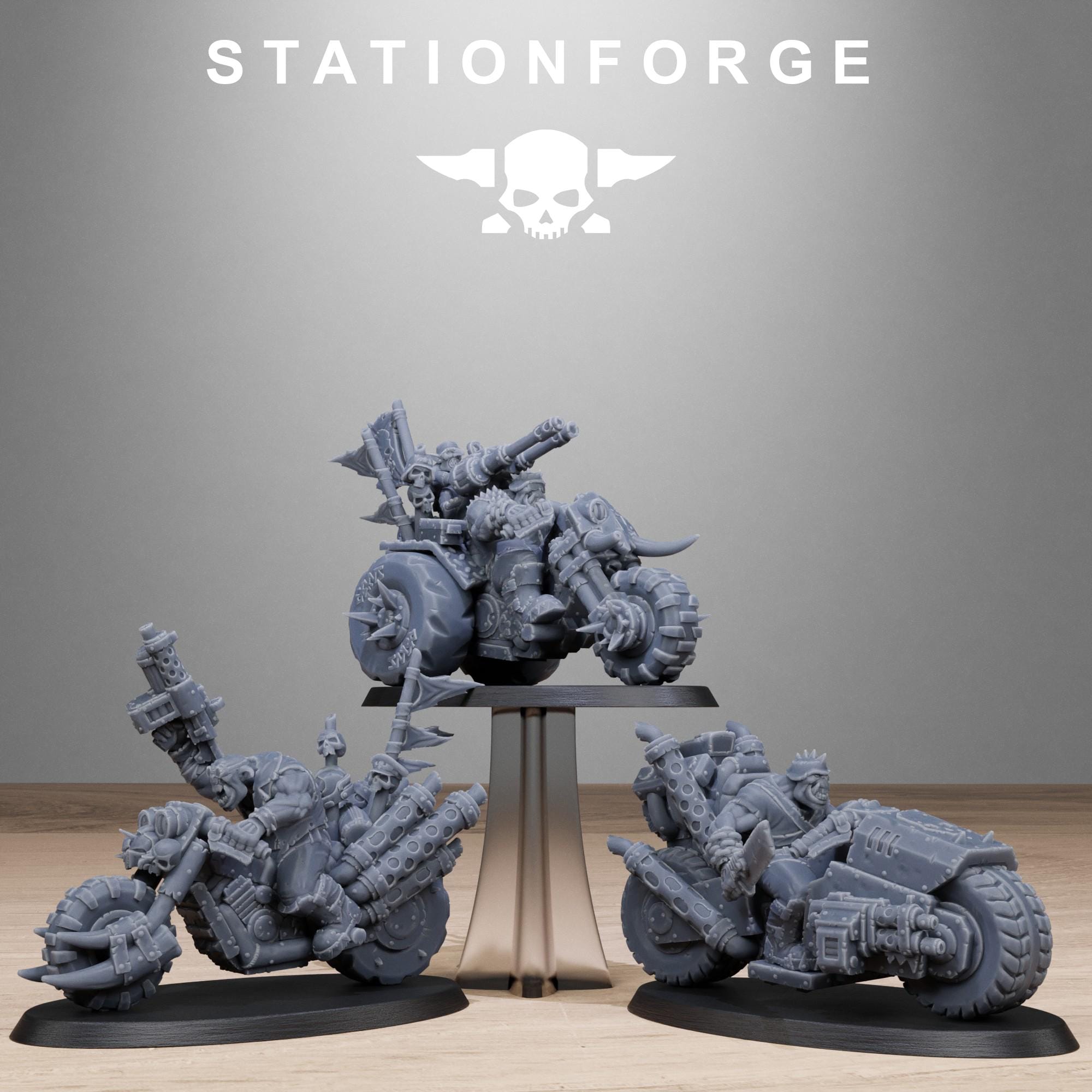 Orkaz Bikers 3 models - in 12k - by station Forge