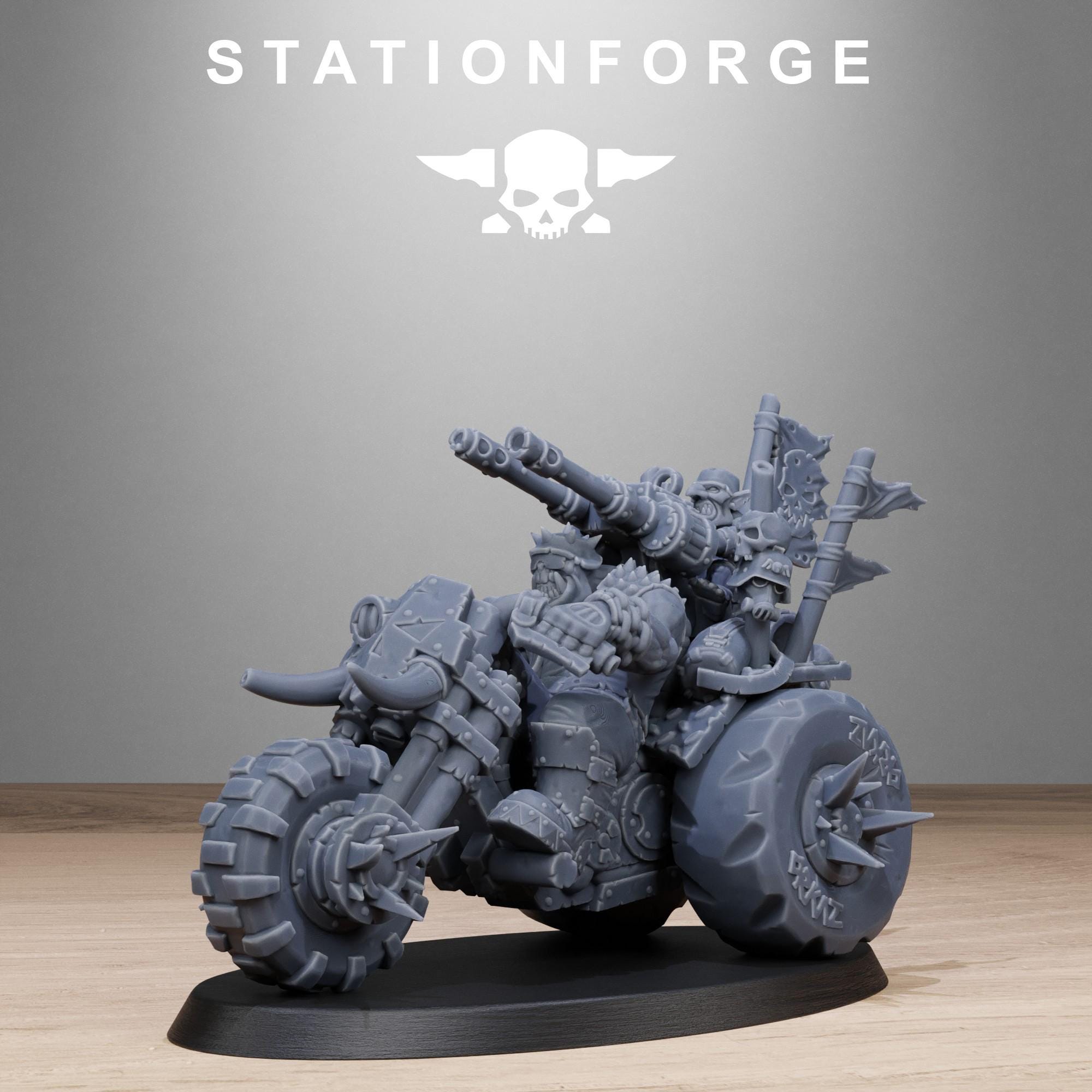 Orkaz Bikers 3 models - in 12k - by station Forge