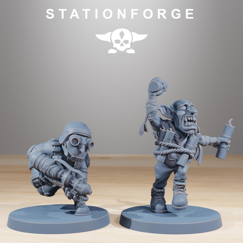 Orkaz Skillers 12 models - in 12k - by station Forge