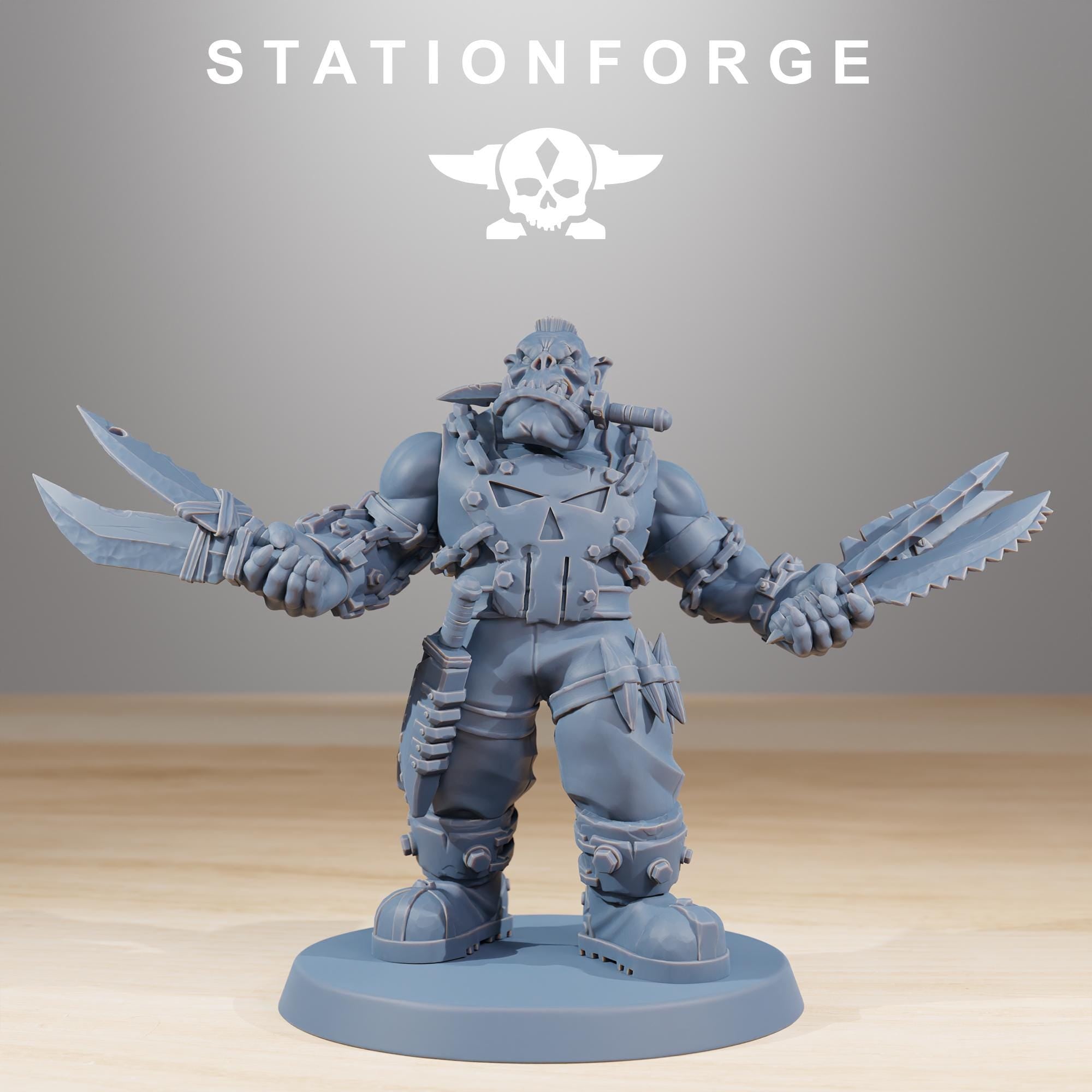 Orkaz Skillers 12 models - in 12k - by station Forge