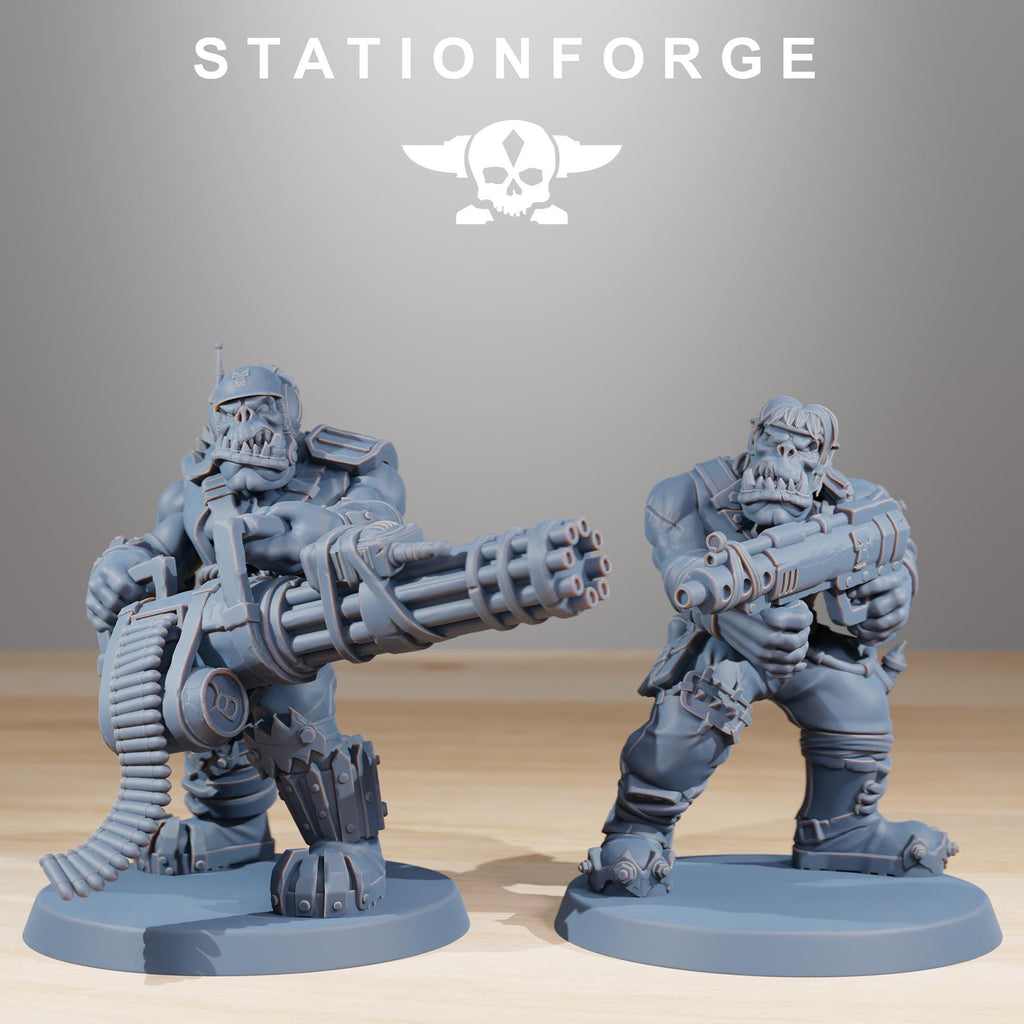 Orkaz Skillers 12 models - in 12k - by station Forge