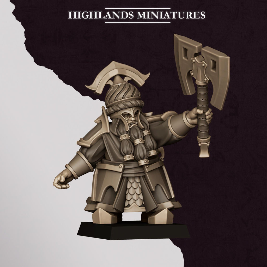 Marduk Commander 1 - in 12k- by Highlands Miniatures