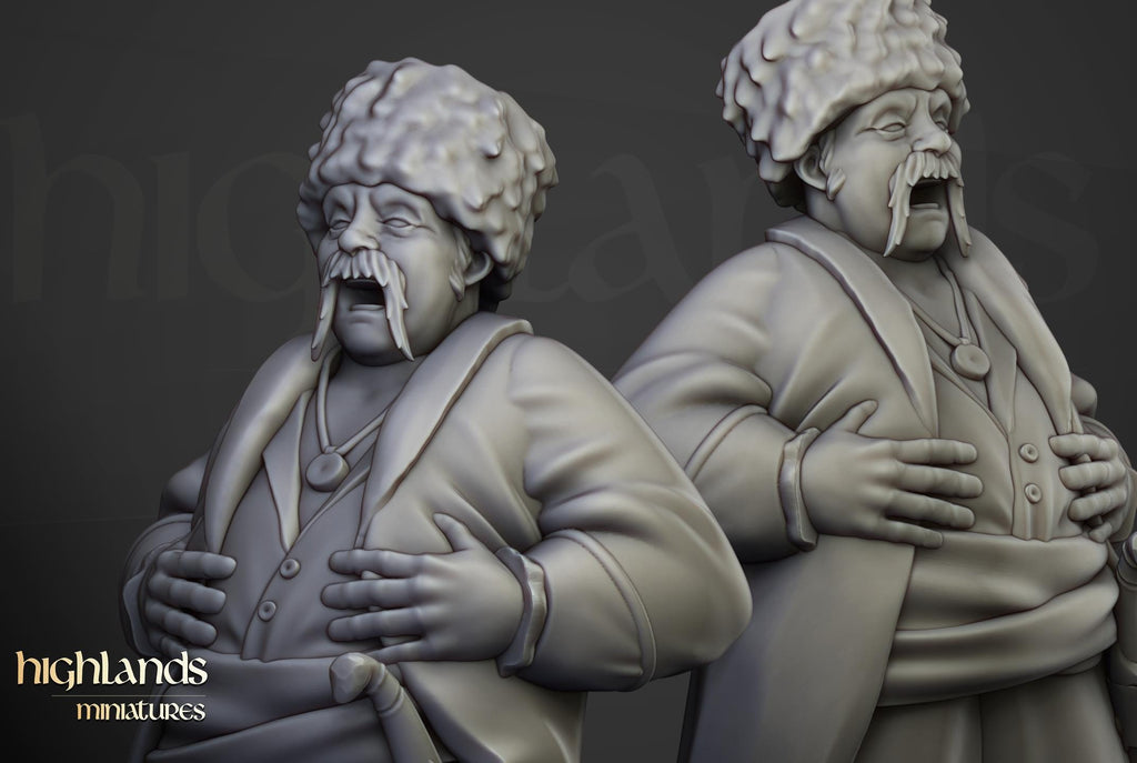 Cossack Leader  - in 12k- by Highlands Miniatures