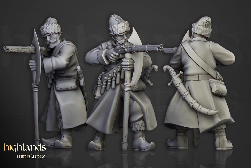 Harbor Streltsy  - 12K Resin Print - Highlands Miniatures