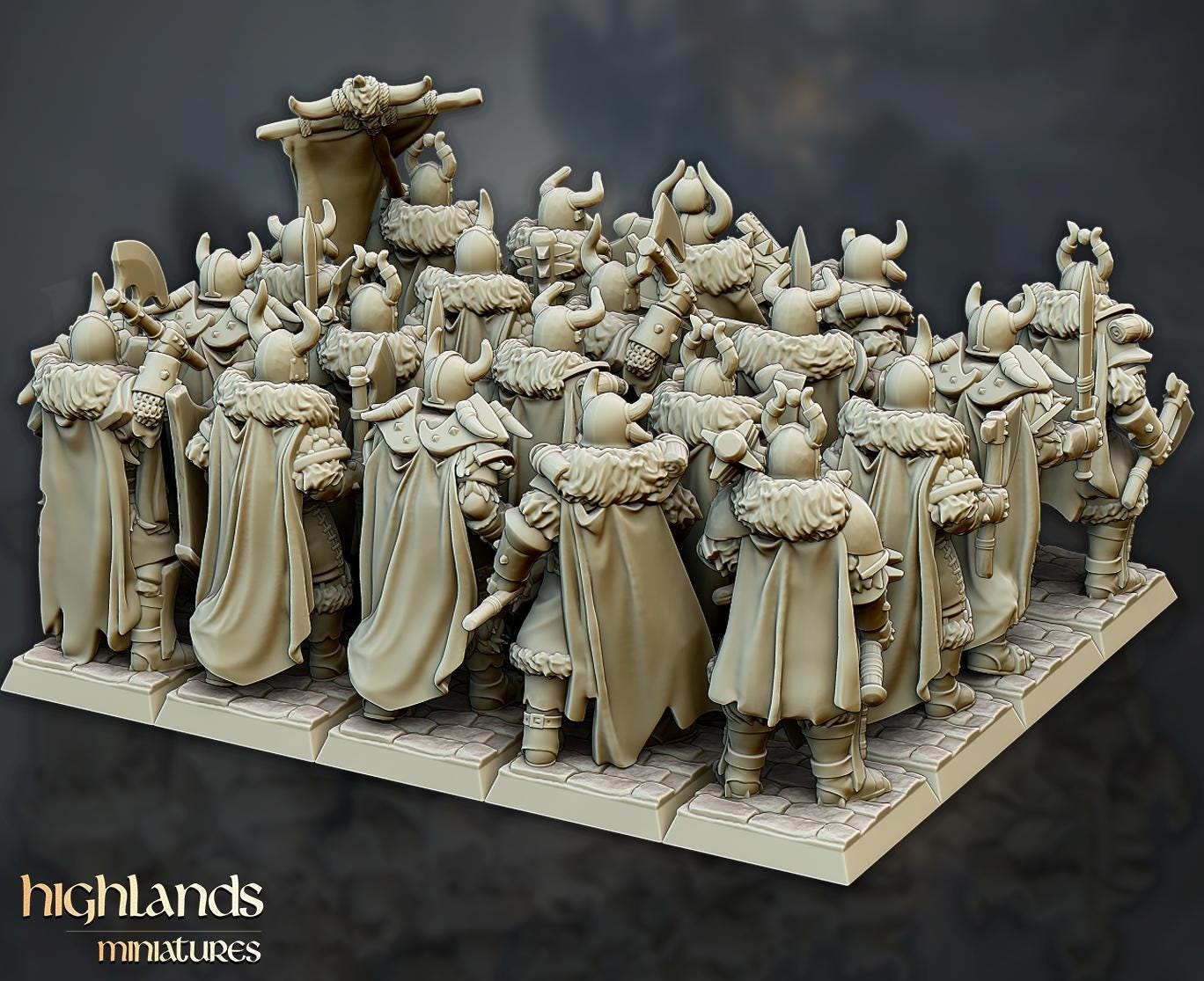Varyag Warriors - in 12k by Highlands Miniatures