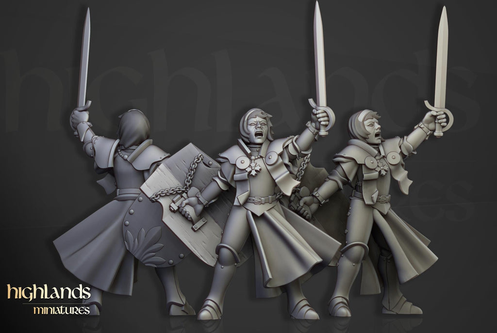 Sisters and Mother Superior  - in 12k- by Highlands Miniatures
