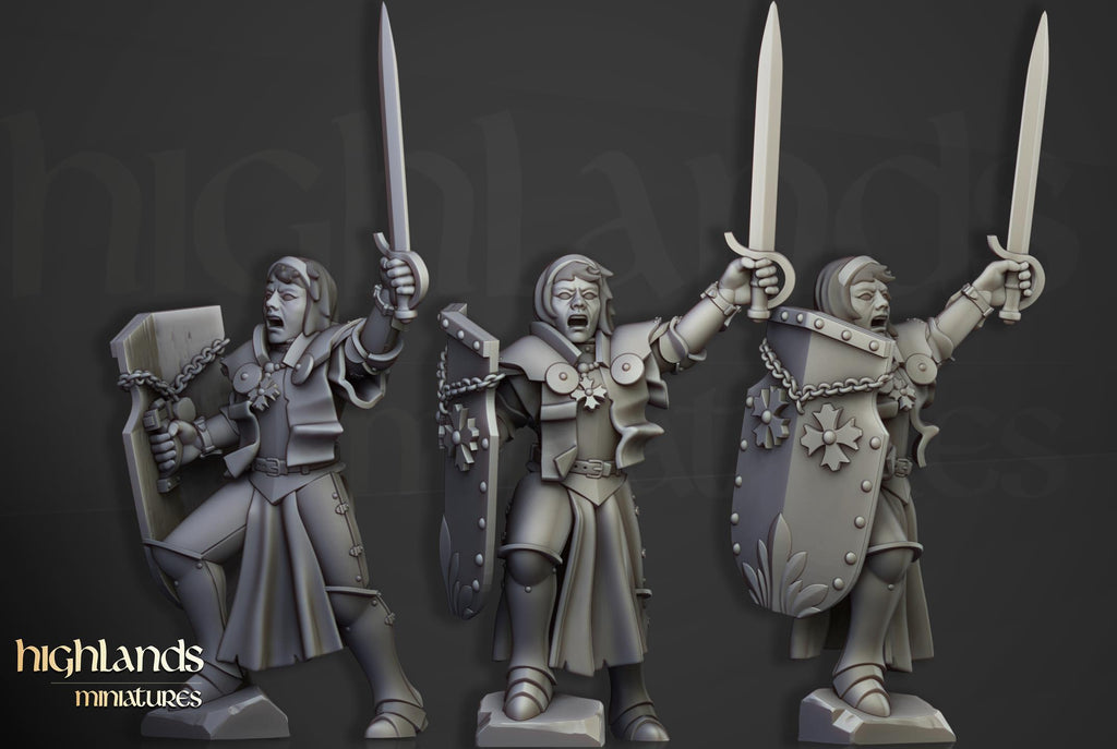 Sisters and Mother Superior  - in 12k- by Highlands Miniatures