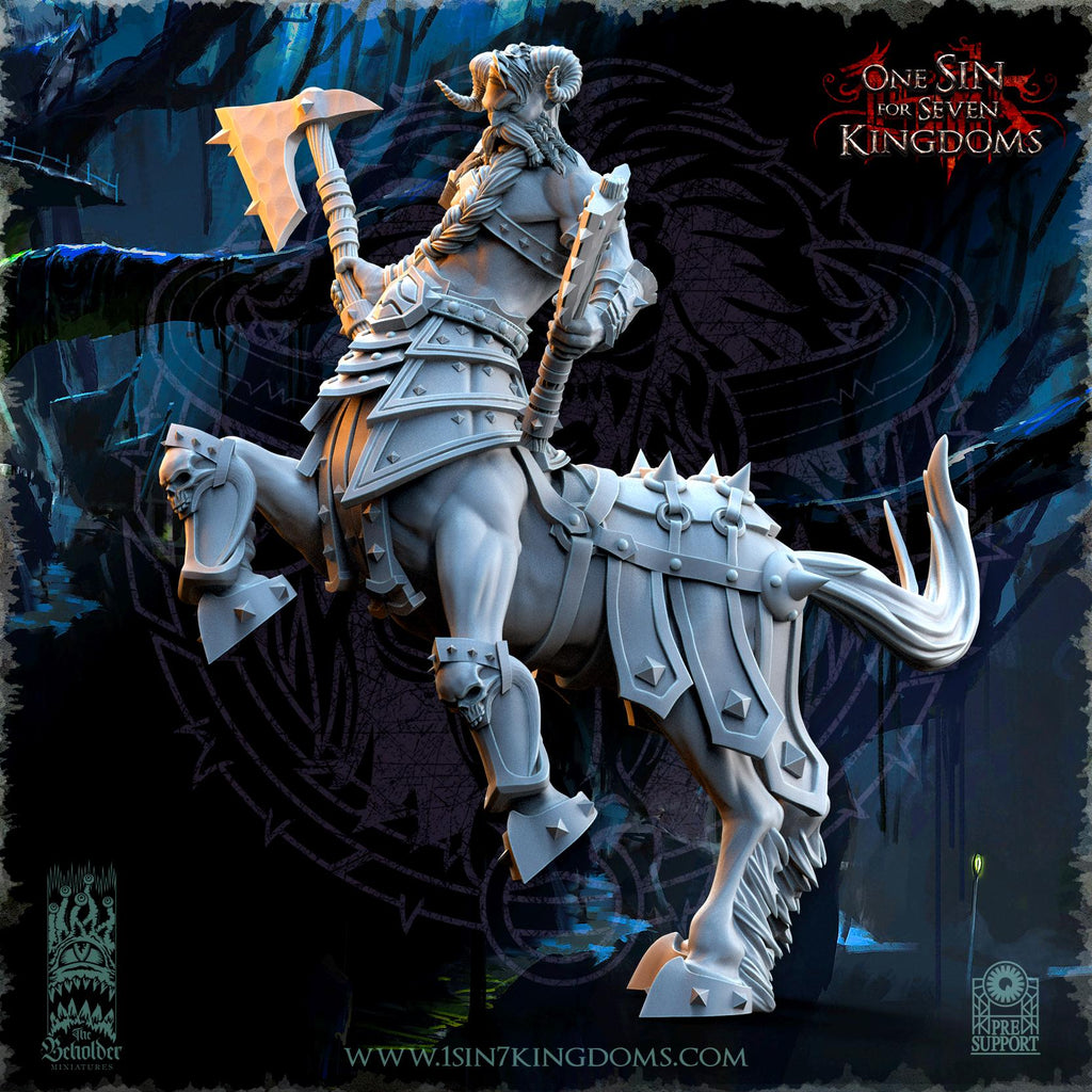 Karragh, Feranthal warlord - in 12K- The Beholder Miniatures