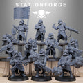 GrimGuard Flamers 10 models - in 12k -  by Station Forge