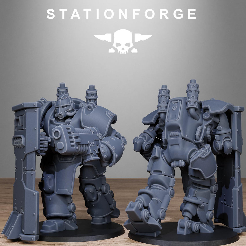 GrimGuard Power Armor 5 models - in 12k -  by Station Forge