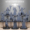 GrimCorp Seers 10 models - in 12k -  by Station Forge
