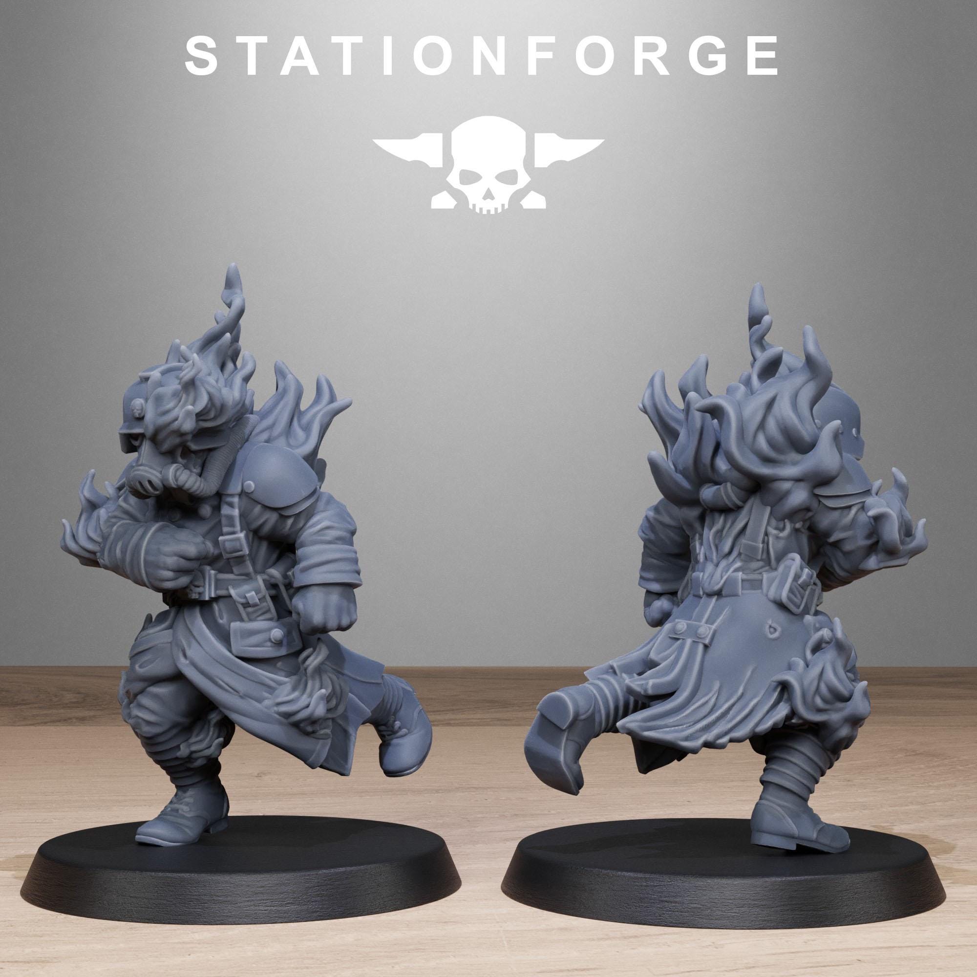 GrimGuard Objective Markers  10 Models - in 12k - by Station Forge