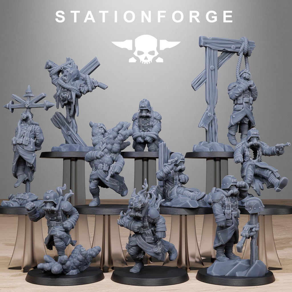 GrimGuard Objective Markers  10 Models - in 12k - by Station Forge