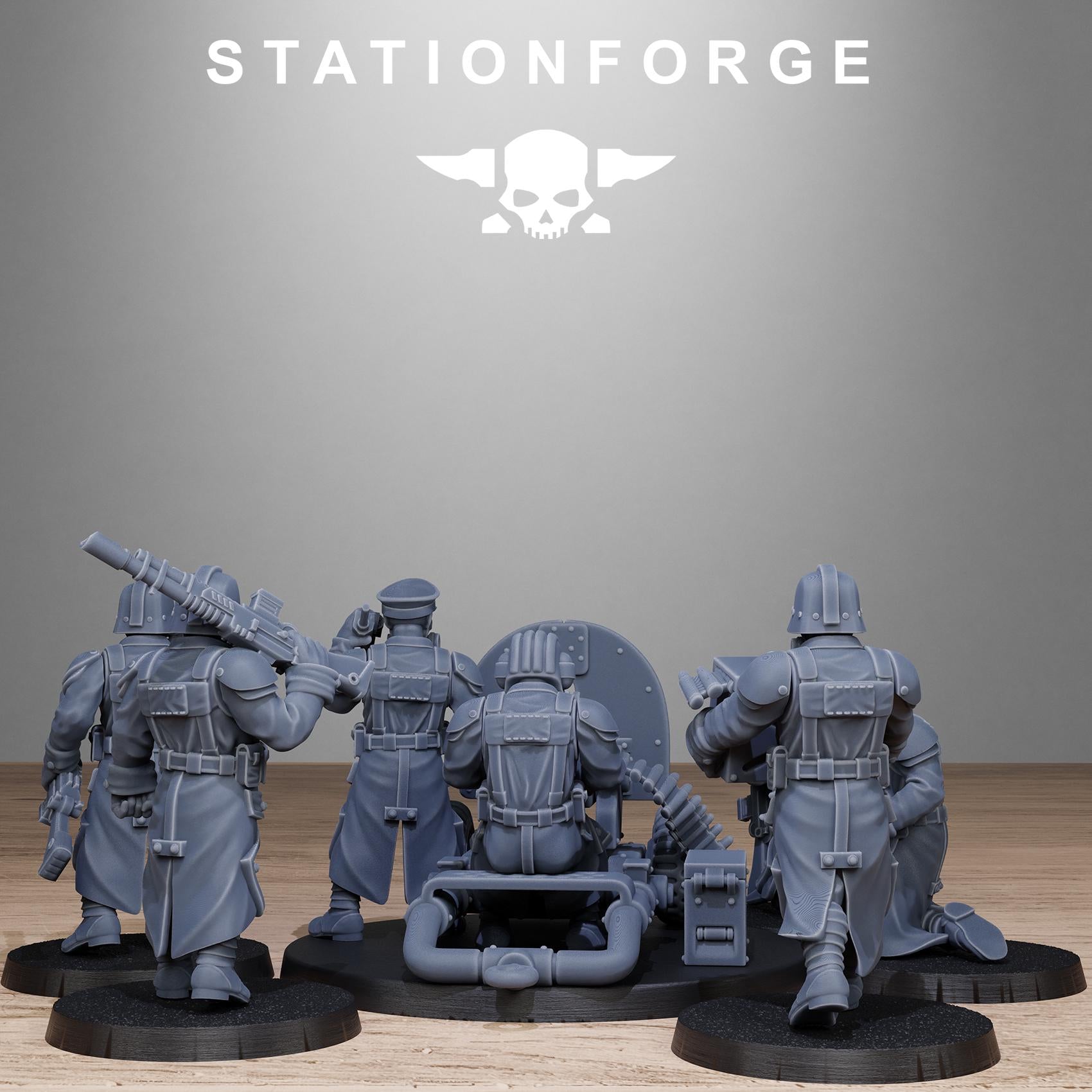 GrimGuard Battle Weapons 2.0 3 Models - in 12k - by Station Forge