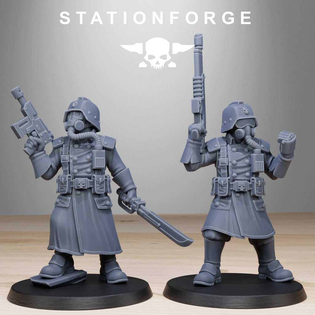 Grimguard Militants 10 Models  - in 12k - by Station Forge