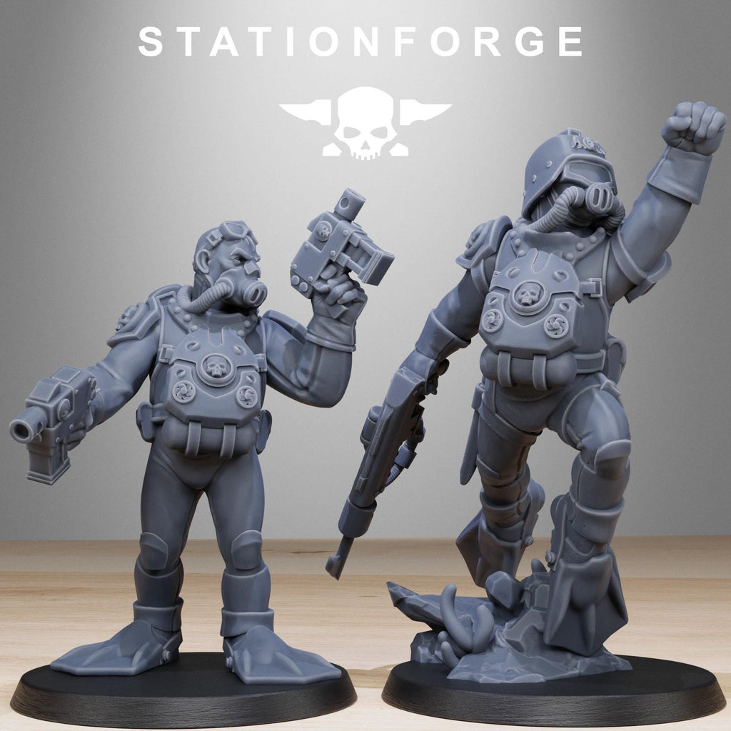 GrimGuard Divers 10 Models  - in 12k - by Station Forge