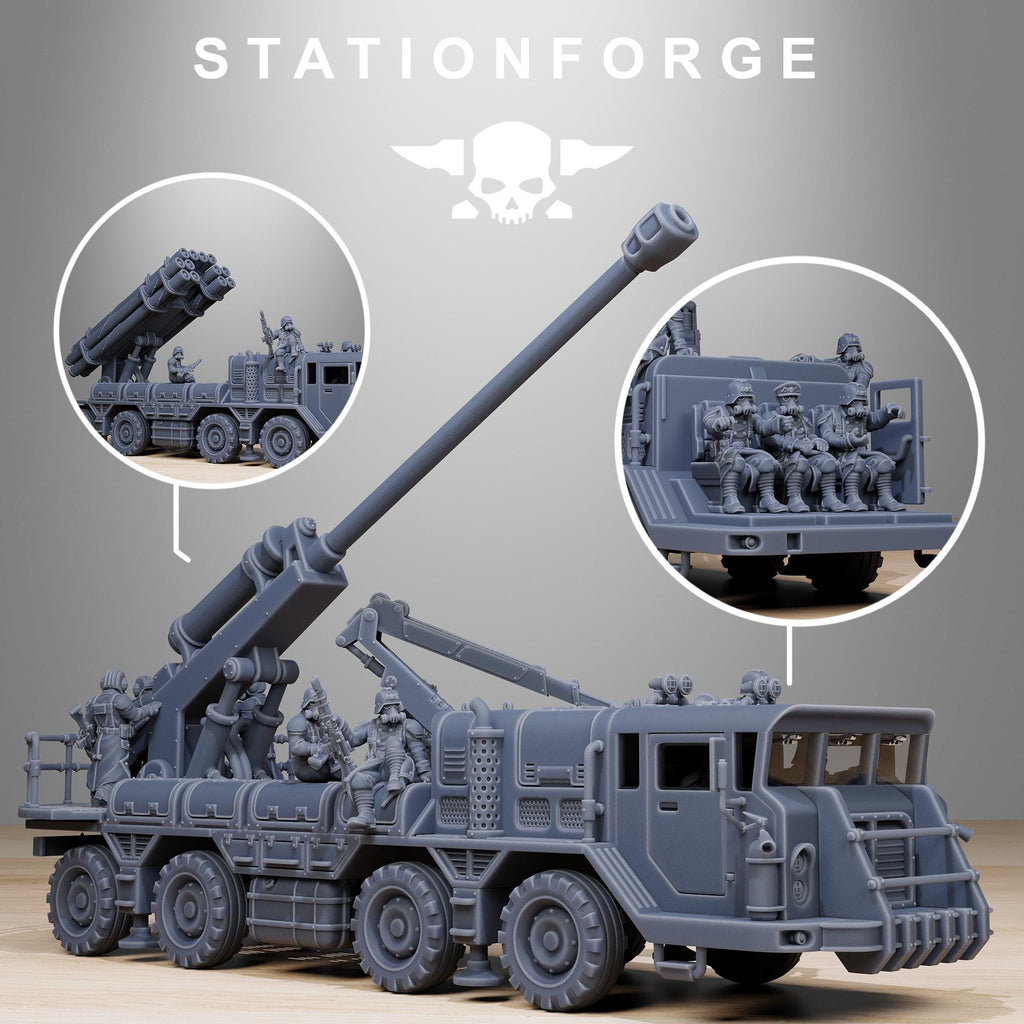 GrimGuard Artillery Vehicle - in 12k -  by Station Forge
