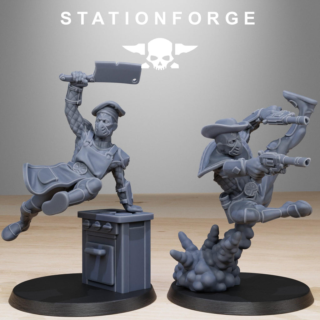 GrimCorp Jesters 11 models  - in 12k - by Station Forge