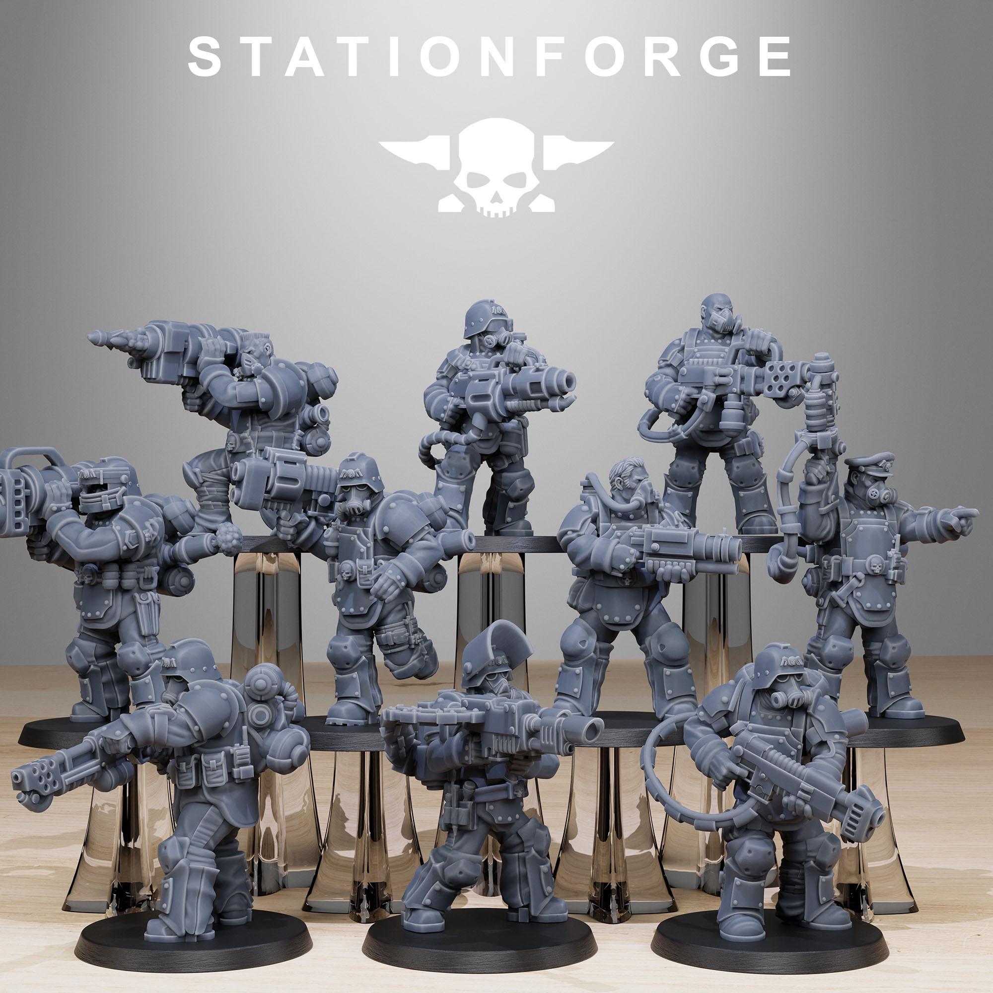 GrimGuard Armored Squad - in 12k - by Station Forge