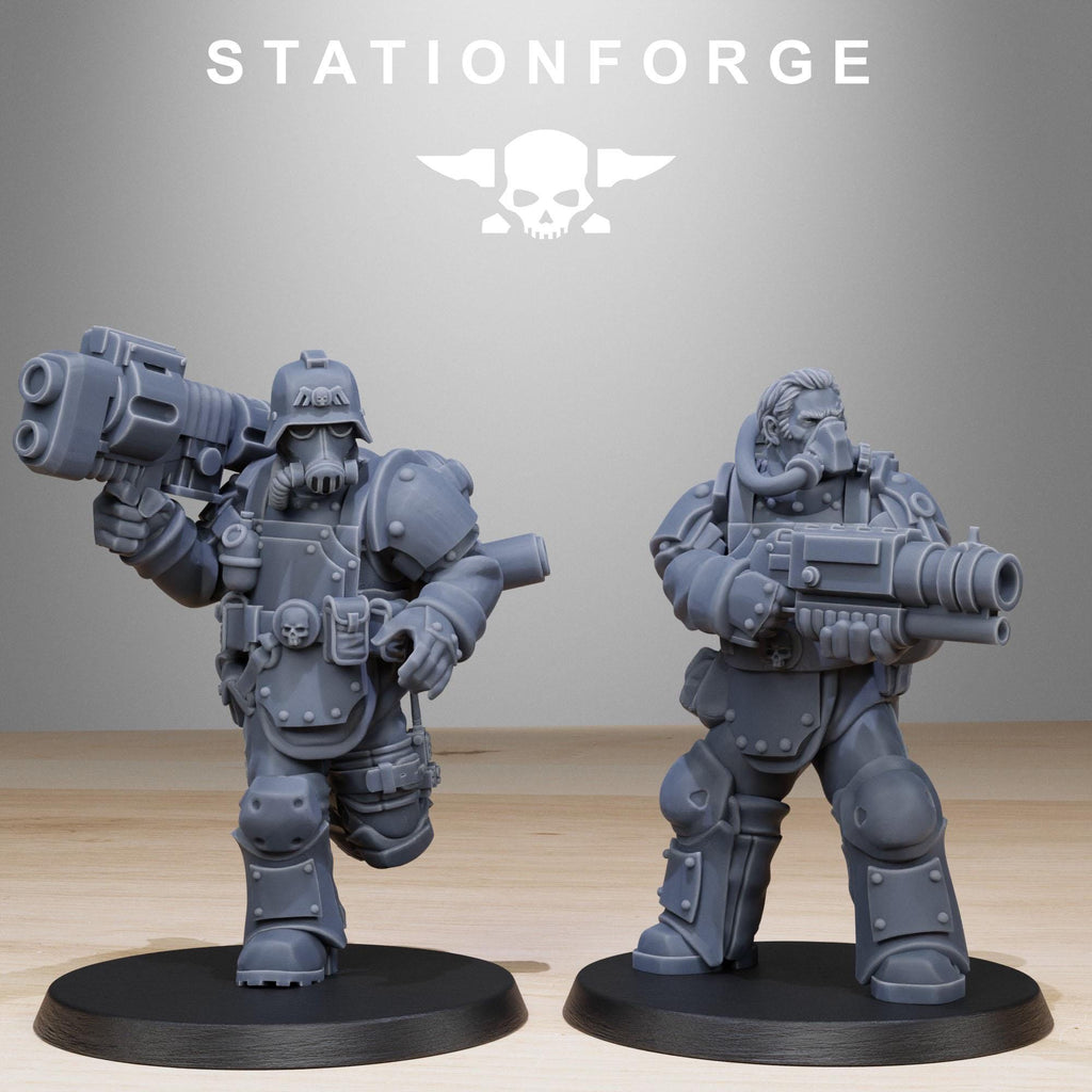 GrimGuard Armored Squad - in 12k - by Station Forge