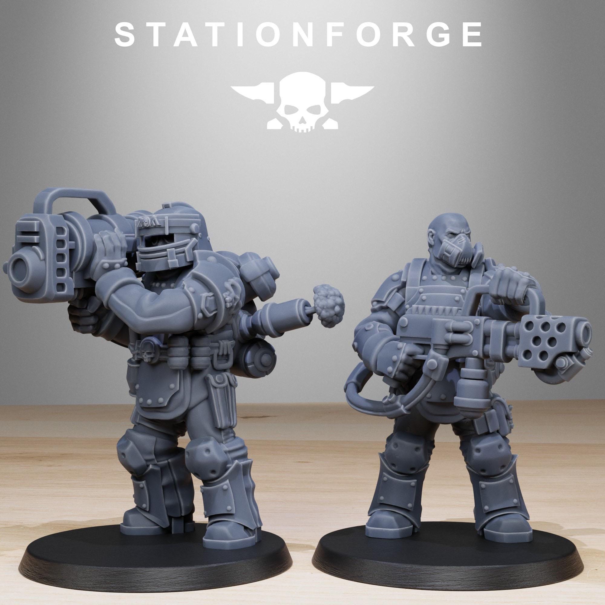 GrimGuard Armored Squad - in 12k - by Station Forge