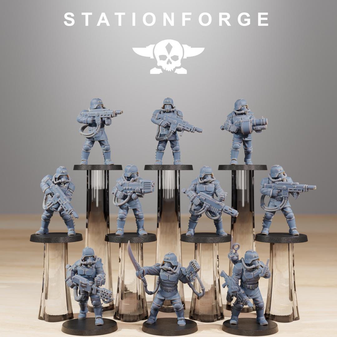 Grimguard Commandos - in 12k - Station Forge
