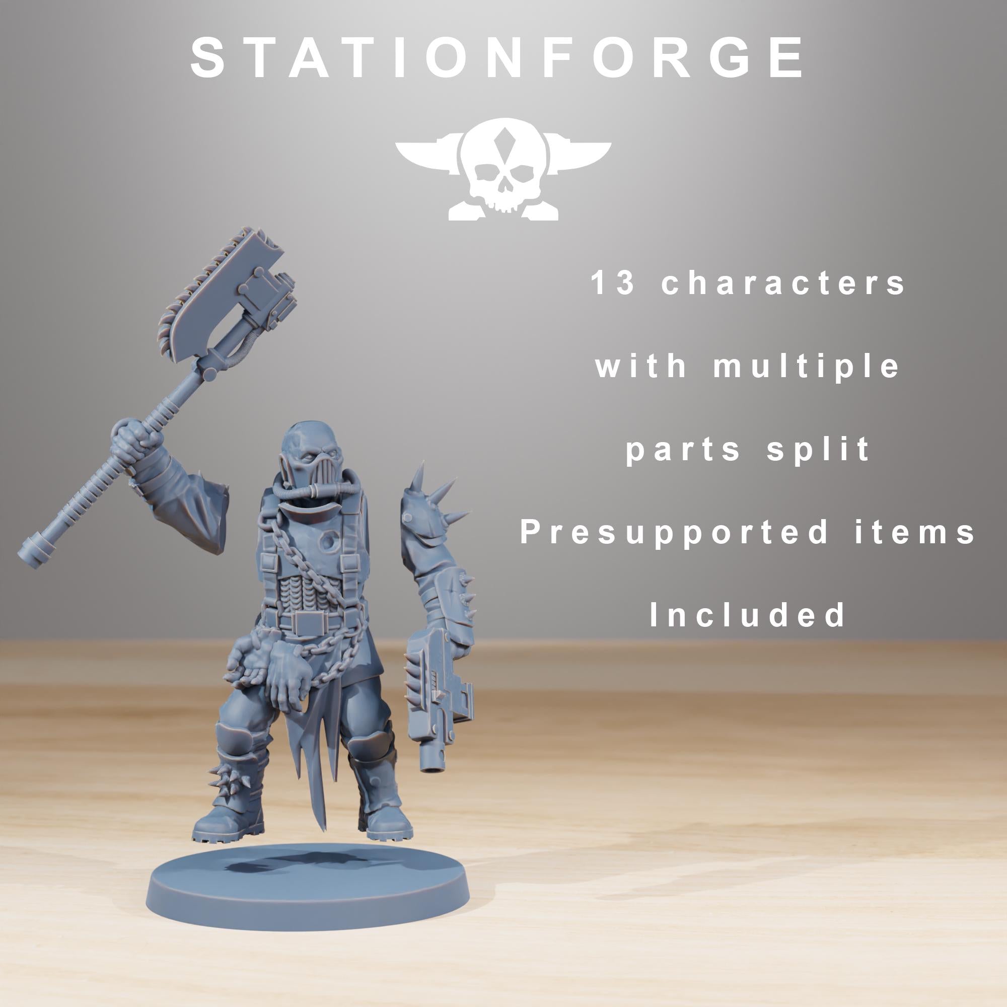 Corrupted Guard- The Forsaken - 12k resolution - by Station Forge