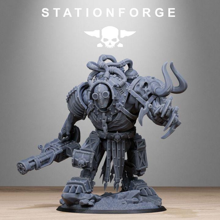 Corrupted Guard Tormentius - 80mm Base - 12k Resolution Station Forge