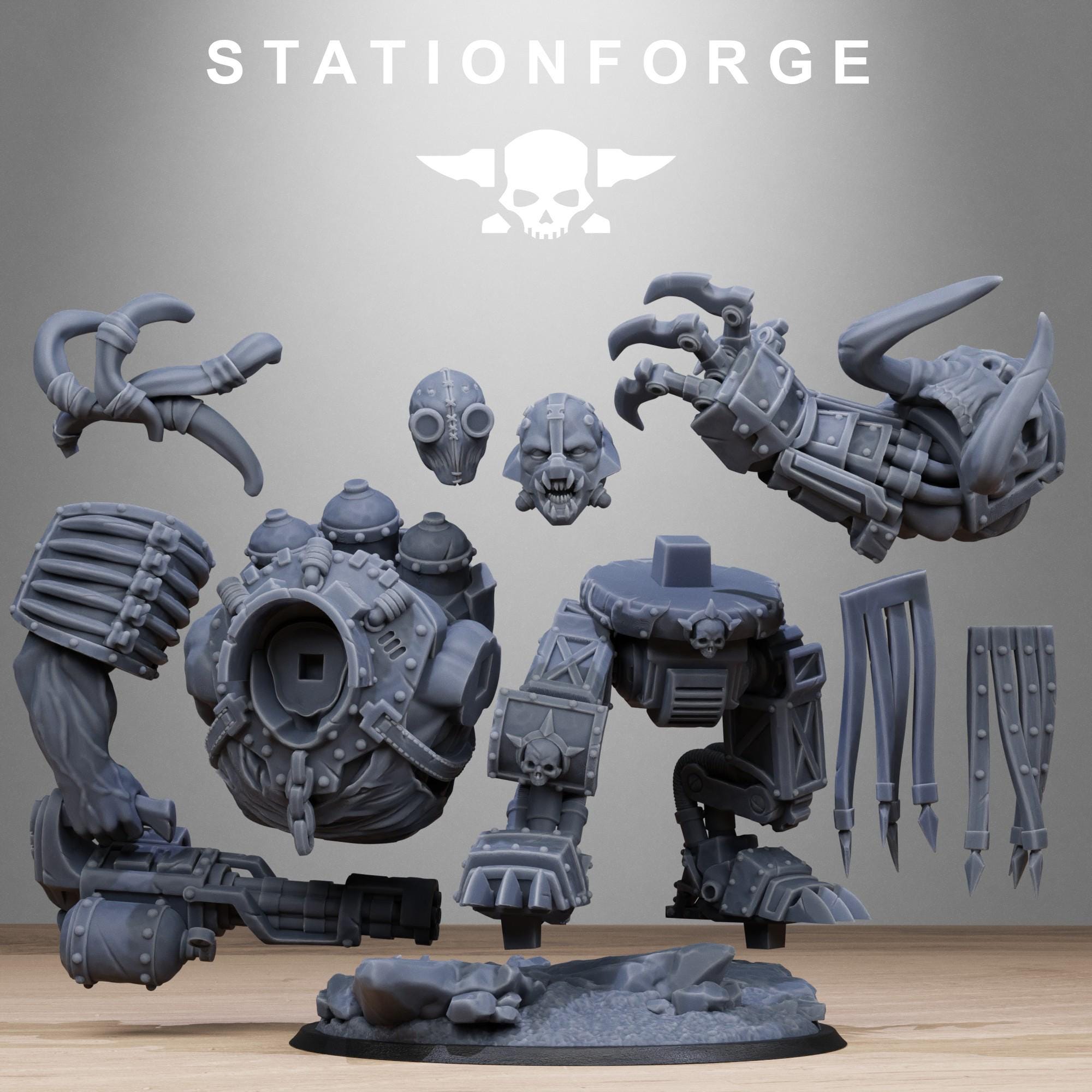 Corrupted Guard Tormentius - 80mm Base - 12k Resolution Station Forge