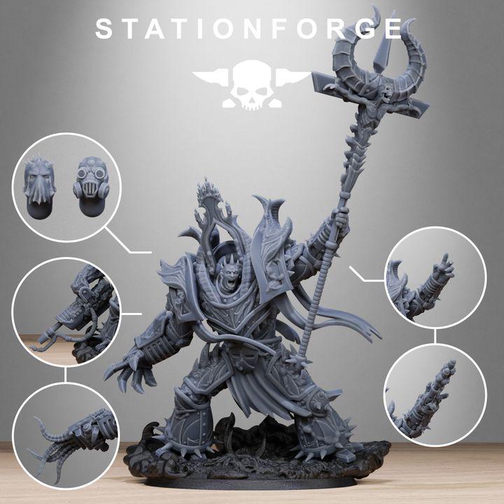 Corrupted Guard King Brute - 60mm Base - 12k Resolution - by Station Forge