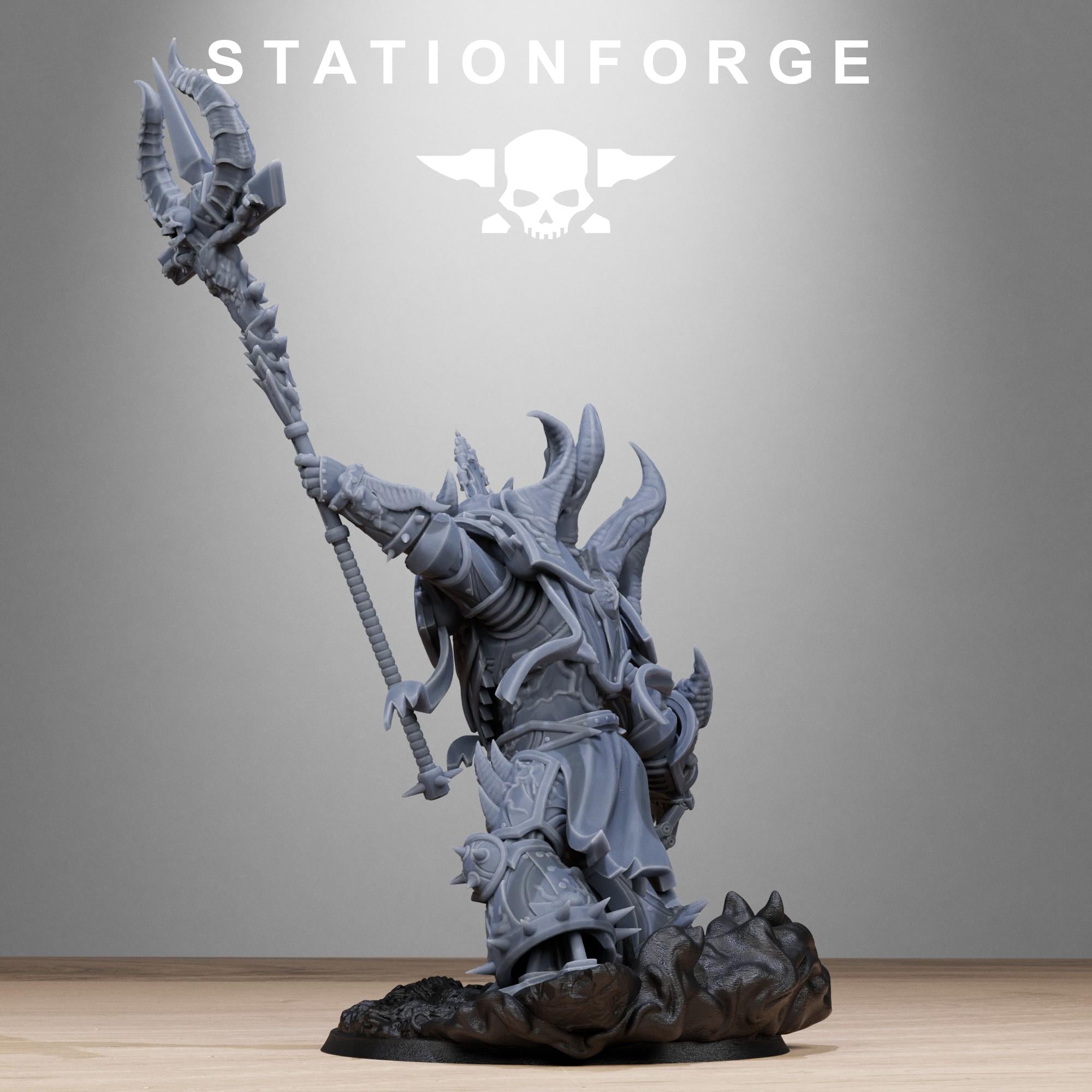 Corrupted Guard King Brute - 60mm Base - 12k Resolution - by Station Forge