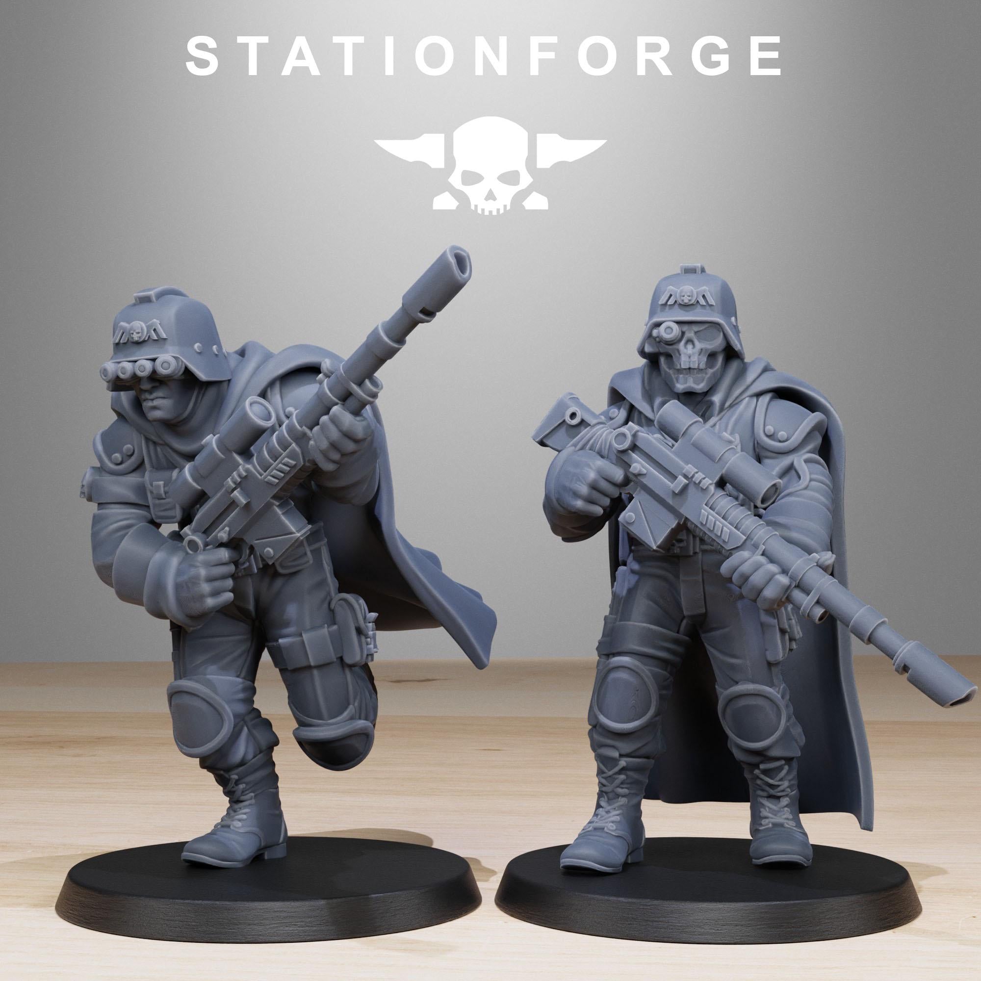 GrimGuard Snipers 10 Models - in 12k - Station Forge
