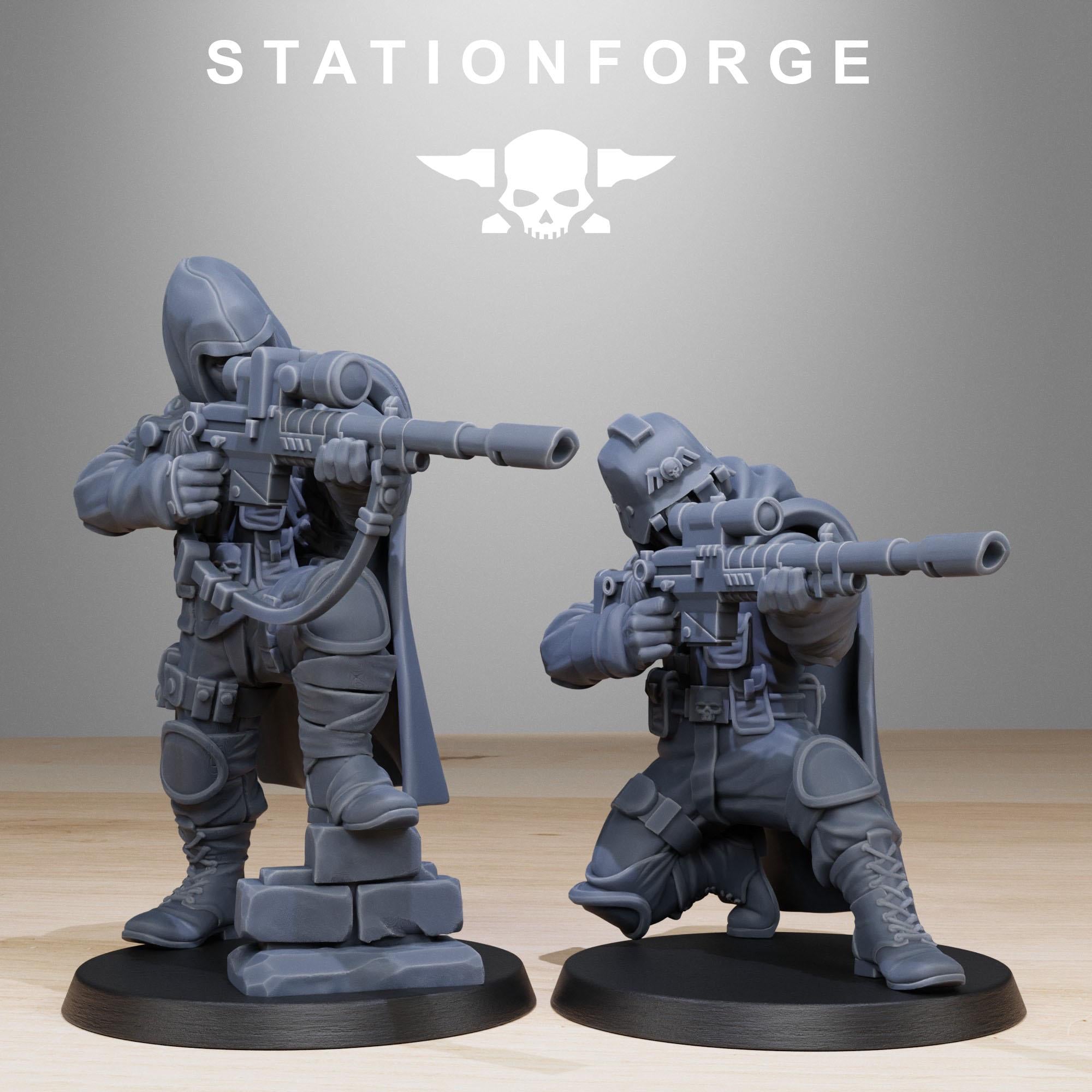 GrimGuard Snipers 10 Models - in 12k - Station Forge