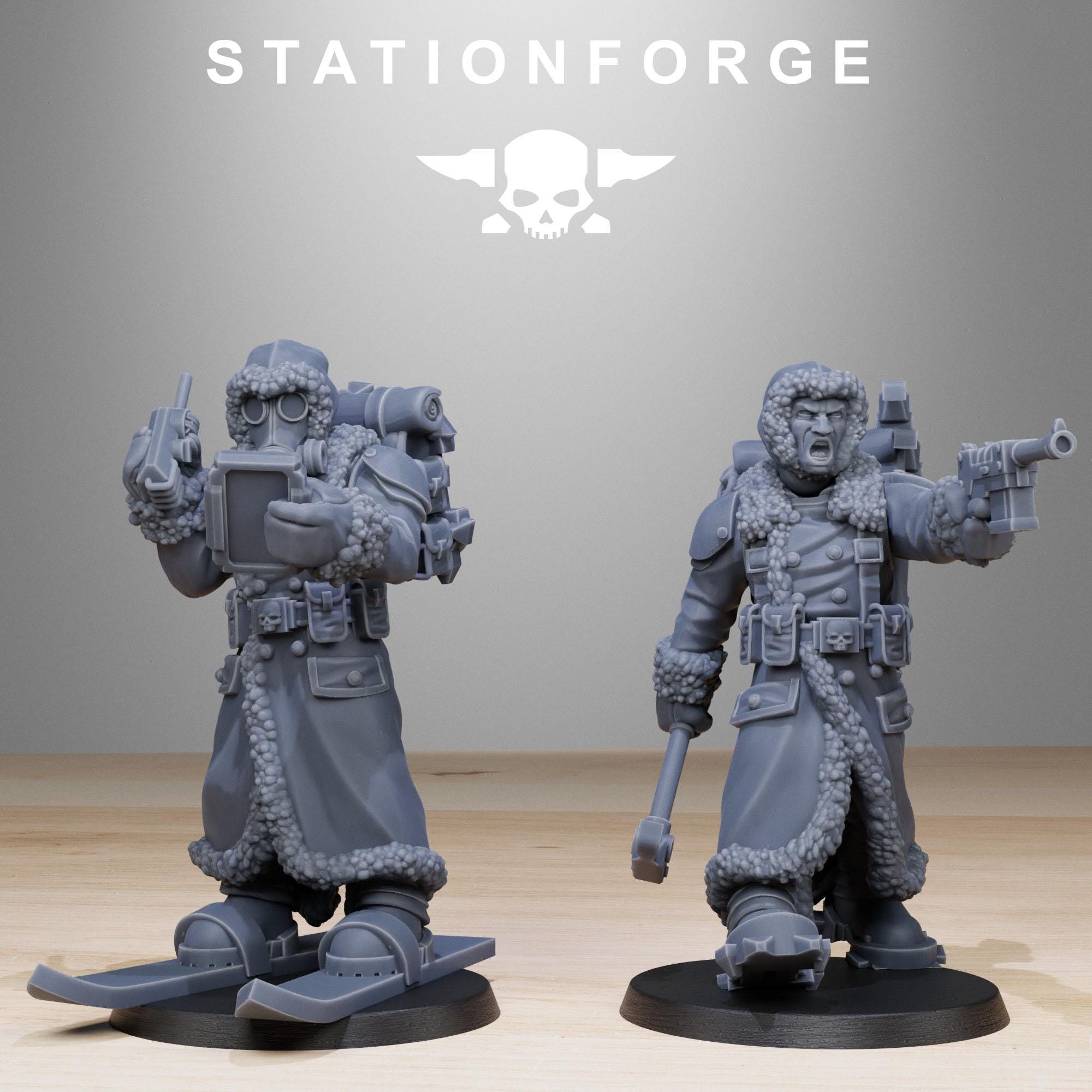 GrimGuard Frostwatch Skiers 10 Models - in 12k - Station Forge