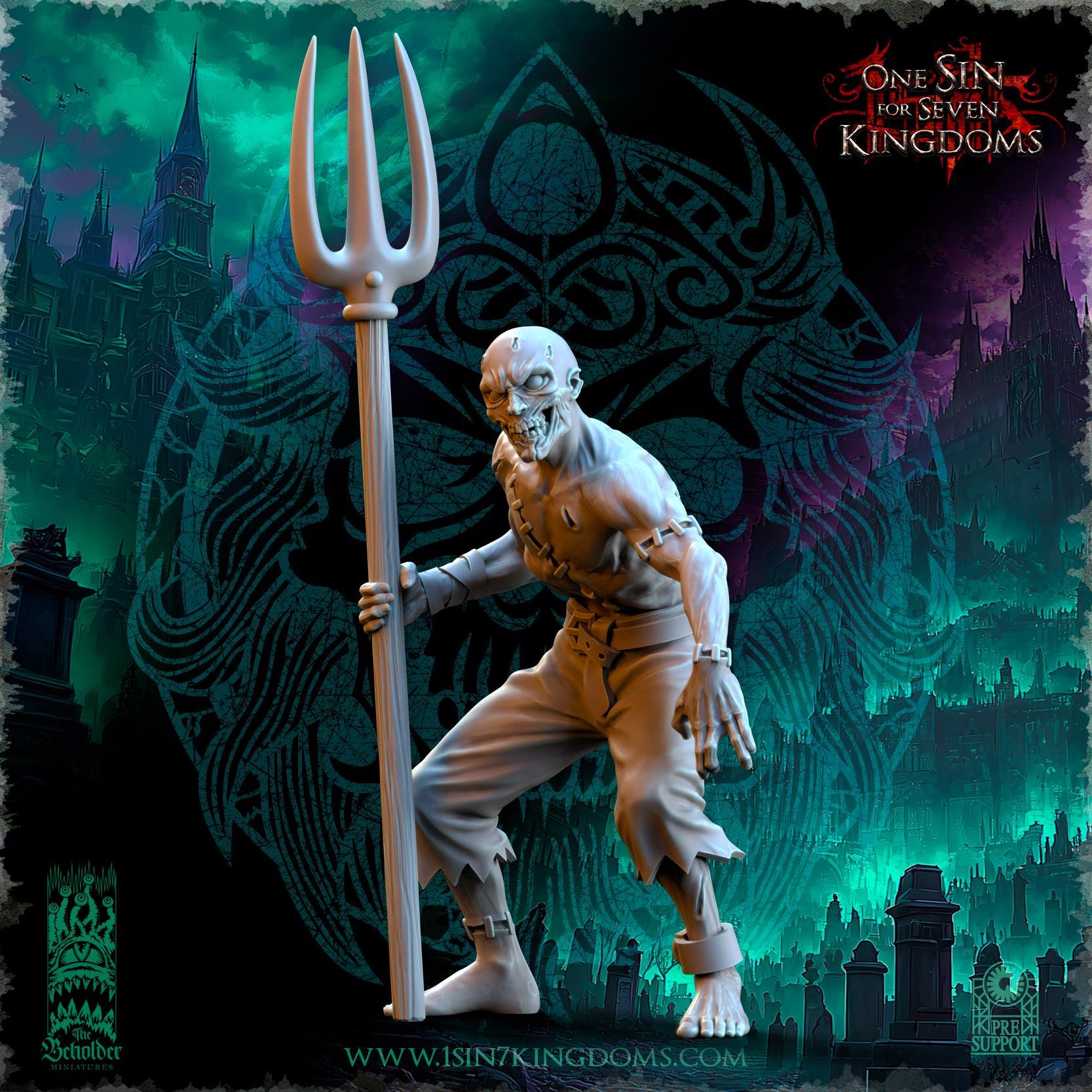 Undying Legions Brainless Walkers - in 12k- by The Beholder Miniatures