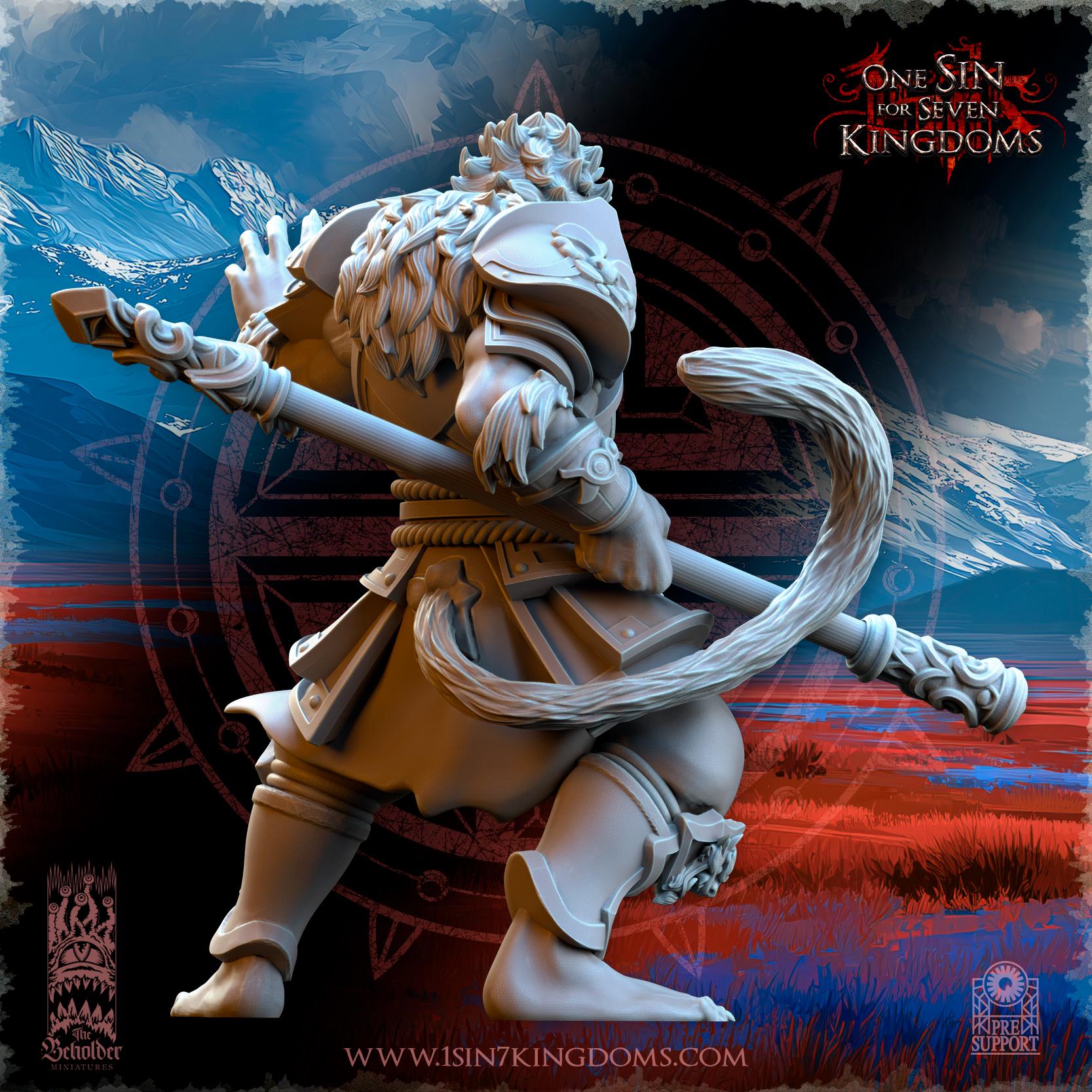 Houwang, the Monkey King in 12k by The Beholder Miniatures