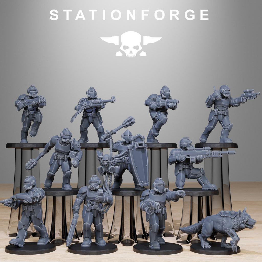 GrimGuard Enforcers 11 Models - in 12k - Station Forge
