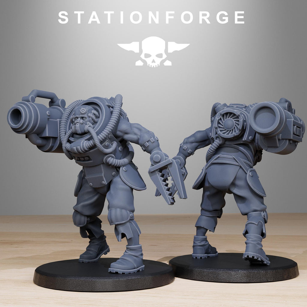 GrimCorp Mercenaries 10 Models - in 12k - Station Forge