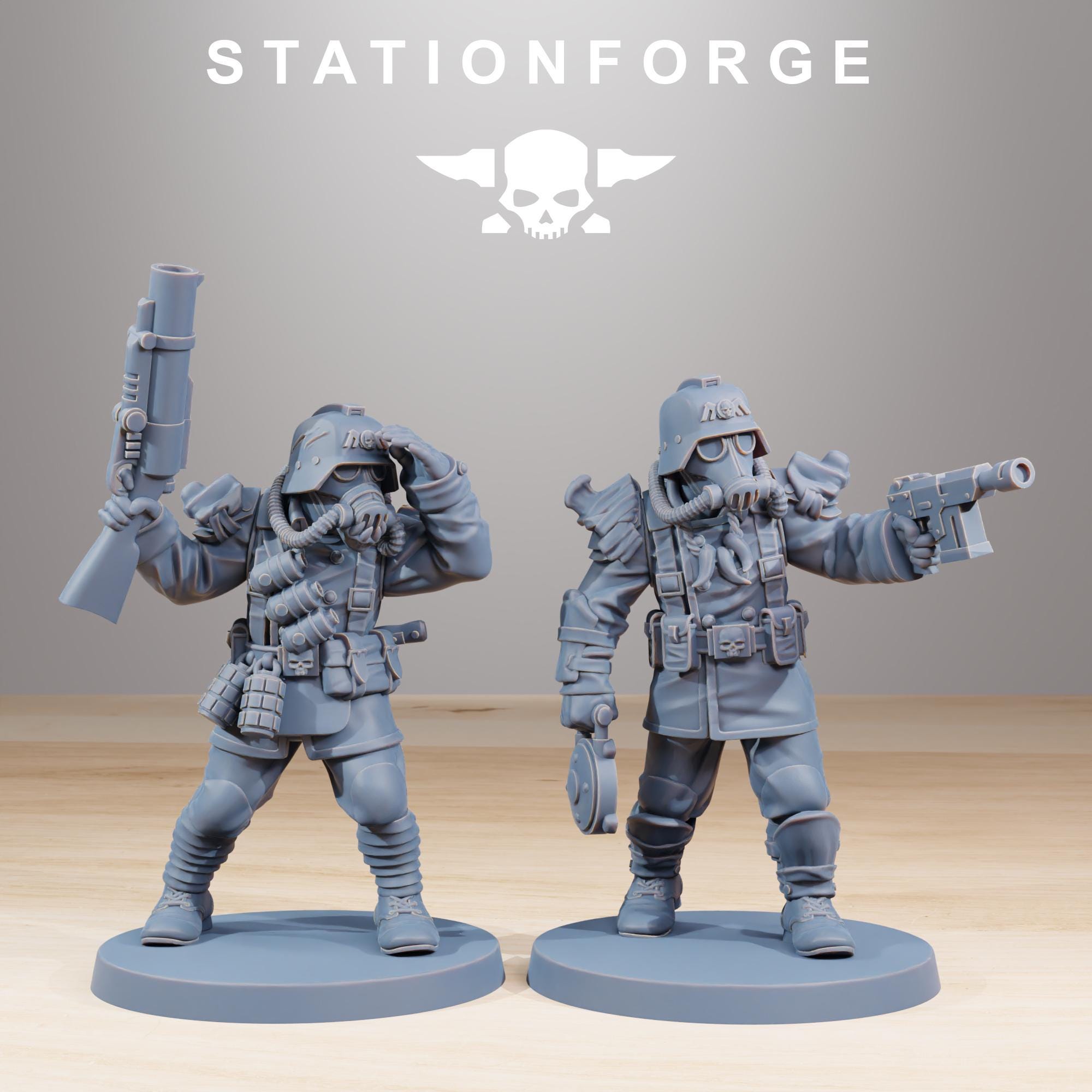 GrimGuard Xenarid Hunters 10 Models - in 12k - Station Forge
