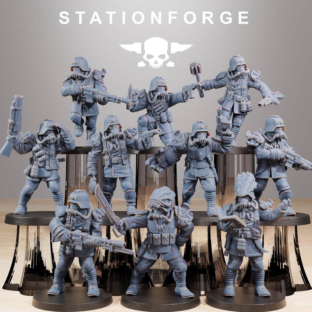 GrimGuard Xenarid Hunters 10 Models - in 12k - Station Forge