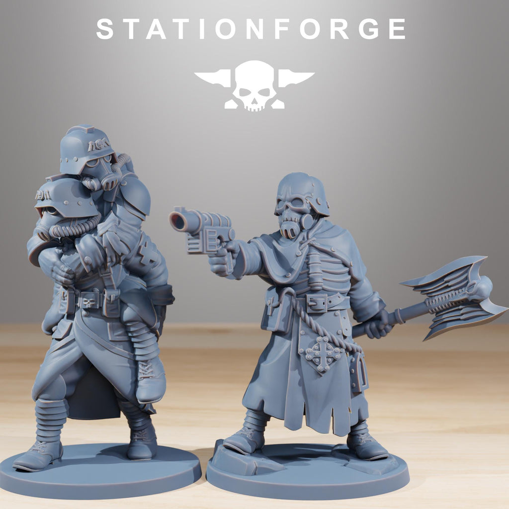 GrimGuard Casualties 11 Models - in 12k - Station Forge
