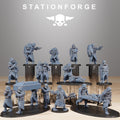 GrimGuard Casualties 11 Models - in 12k - Station Forge