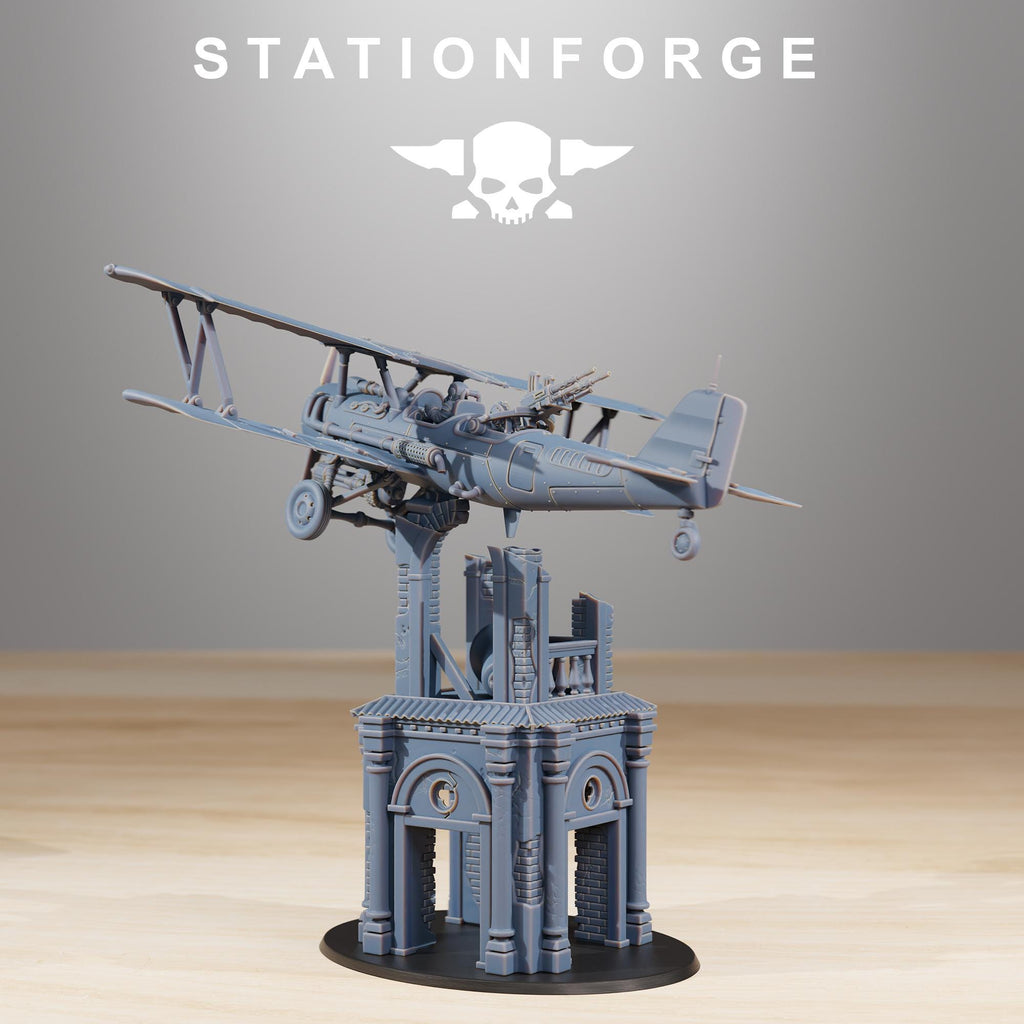 GrimGuard SF-14A Biplane - in 12k -  by Station Forge