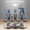 GrimGuard Hunters 10 Models - in 12k - Station Forge