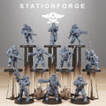 GrimGuard Jungle Fighters  10 Models - in 12k - by Station Forge