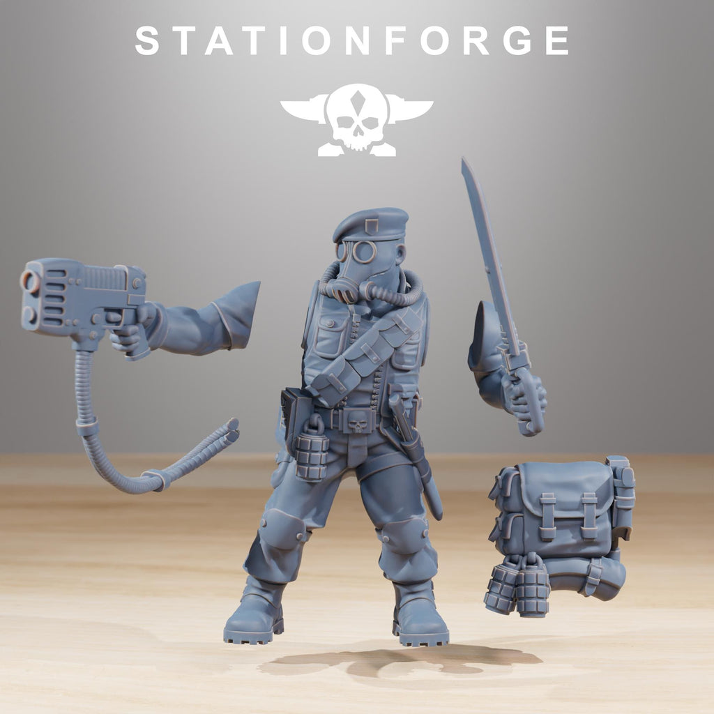 GrimGuard Jungle Fighters  10 Models - in 12k - by Station Forge