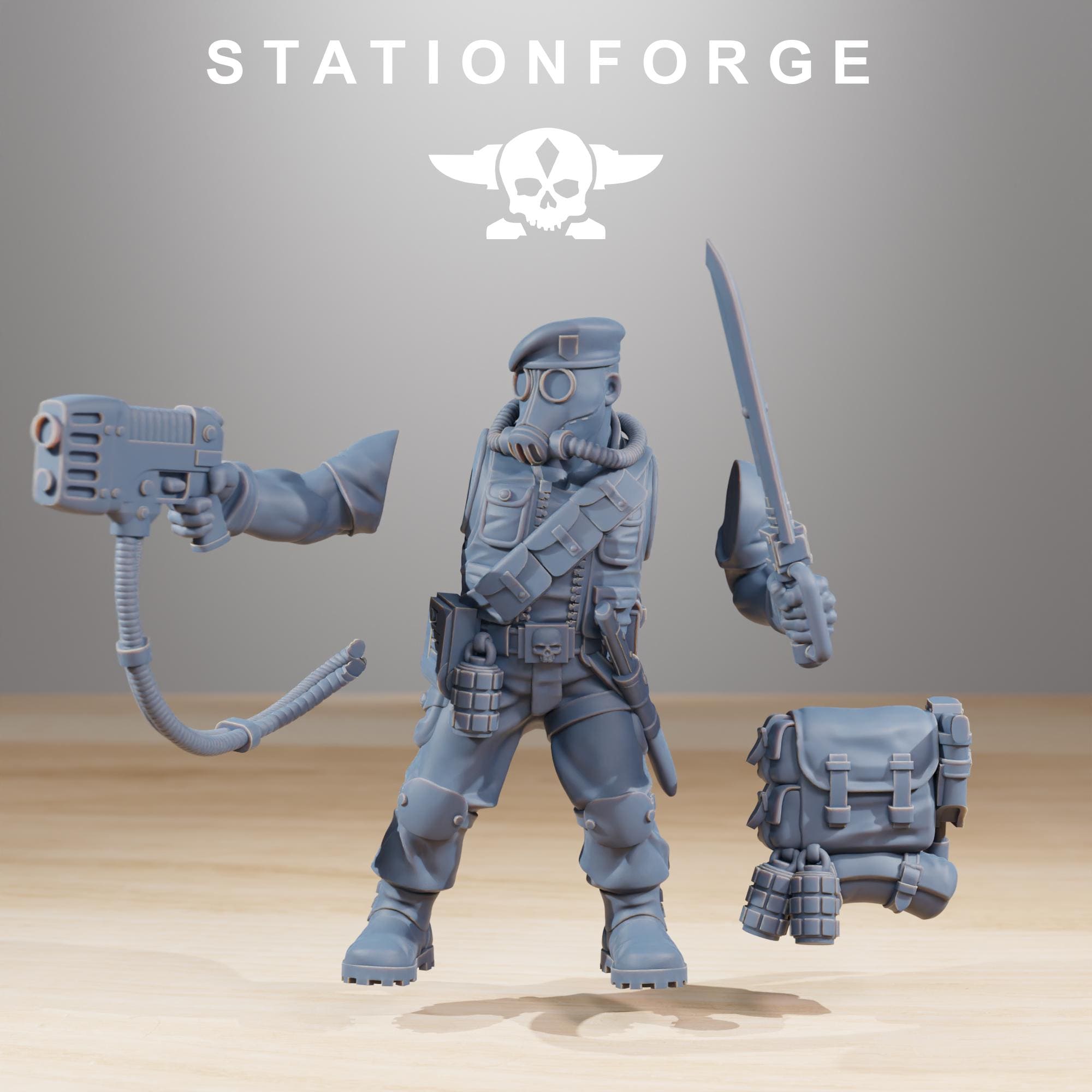 GrimGuard Jungle Fighters  10 Models - in 12k - by Station Forge