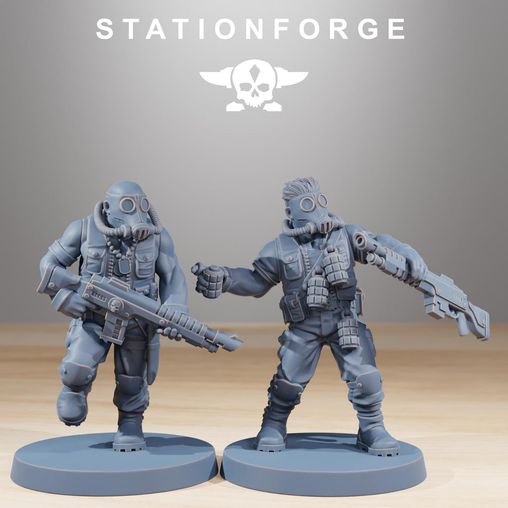 GrimGuard Jungle Fighters  10 Models - in 12k - by Station Forge