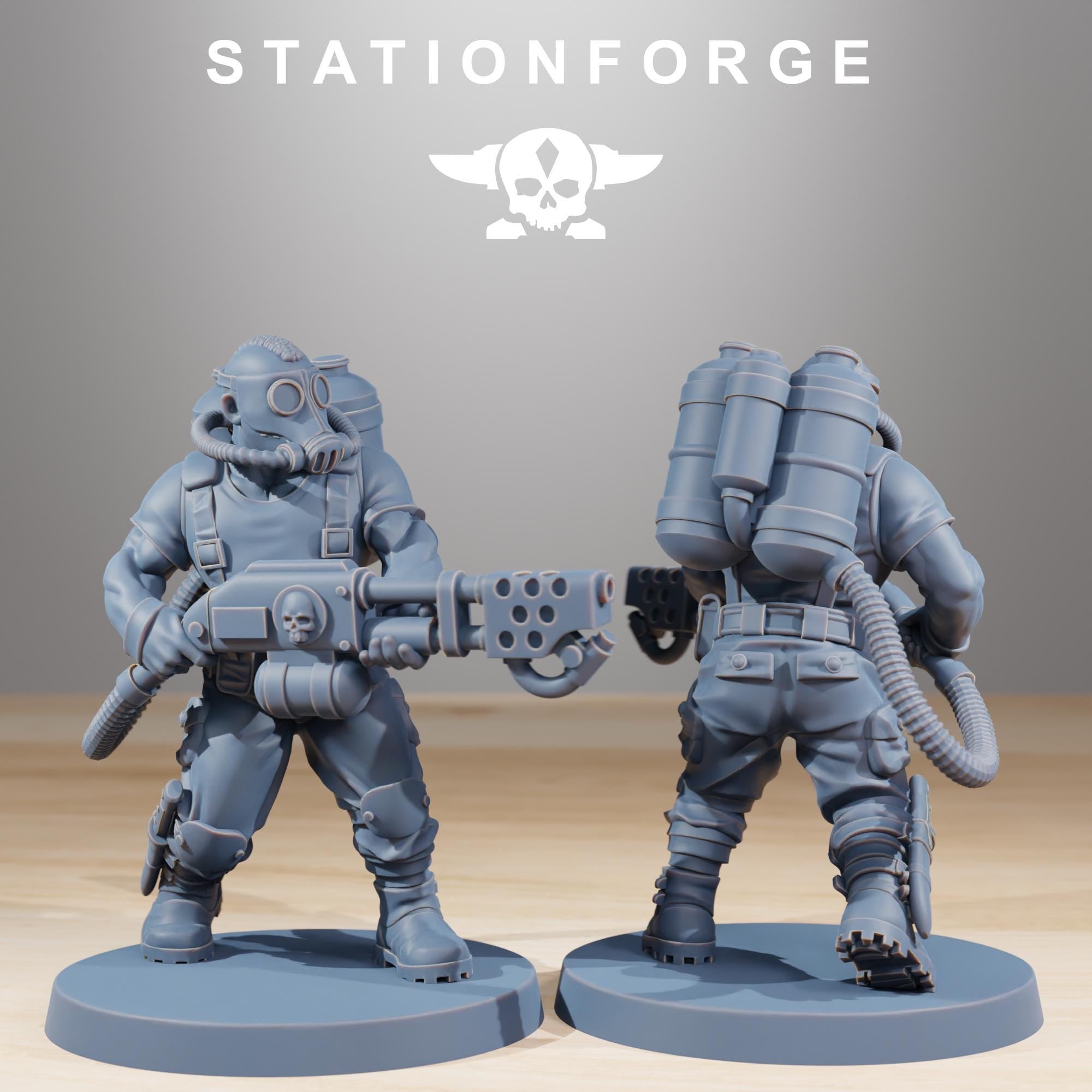 GrimGuard Jungle Fighters  10 Models - in 12k - by Station Forge