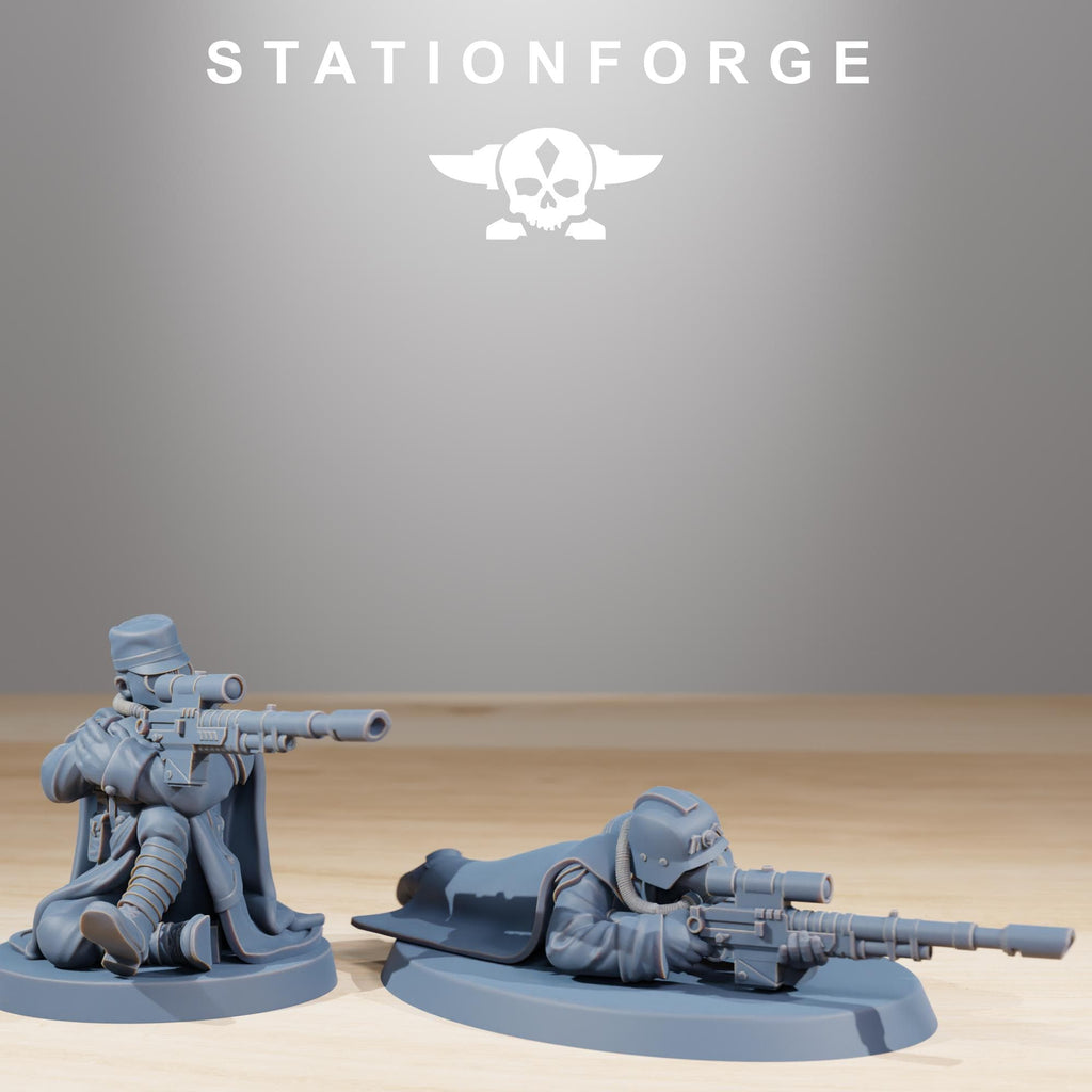 GrimGuard Marksmen  10 Models - in 12k - by Station Forge
